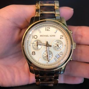 Gold Micheal Kors Women Watch